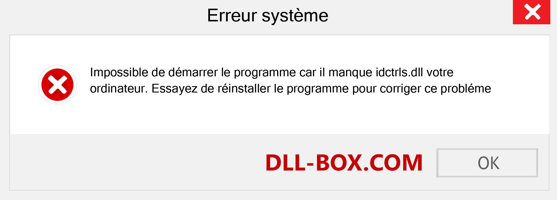 Le fichier idctrls.dll est manquant ?. Télécharger pour Windows 7, 8, 10 - Correction de l'erreur manquante idctrls dll sur Windows, photos, images